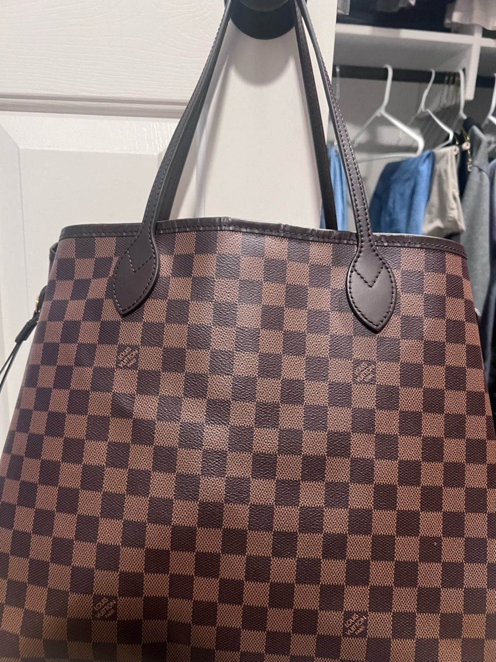 Louis Vuitton Brown Damier Ebene Tote